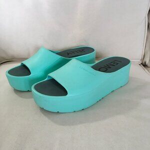 Lemon Jelly Sunny Platform Sandals Sz 41